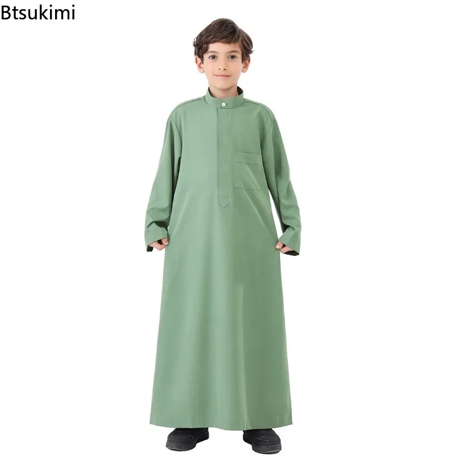 エスニックスタイル子供服ムスリムファッションアバヤ長袖カフタ - Summer Clothing Pakistan のレビューと価格